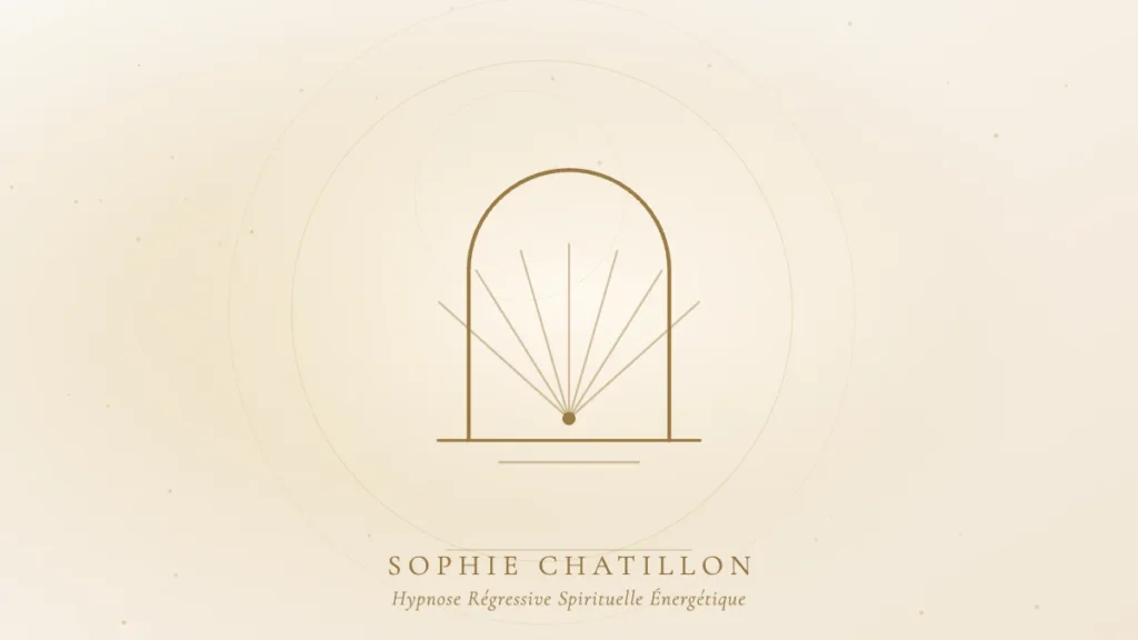 apres seance hypnose regressive illustration sophie chatillon Arche dorée ouverte sur la lumière, illustration de l’article « Après une séance d'hypnose régressive : ce qui change vraiment » – Sophie Chatillon