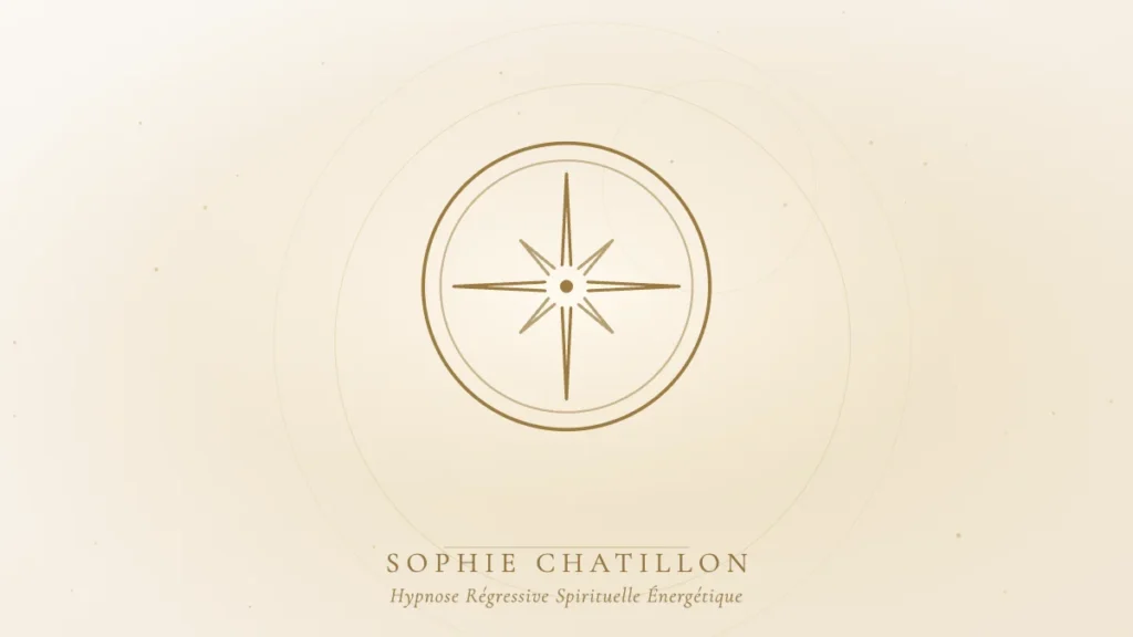 Rose des vents dorée, illustration de l’article « Comment choisir son hypnothérapeute : 7 critères » – Sophie Chatillon