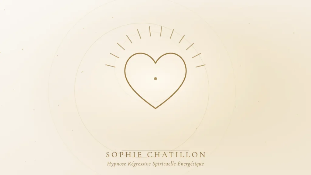 corps garde emotions hypnose illustration sophie chatillon Cœur doré rayonnant, illustration de l’article « Pourquoi mon corps garde-t-il certaines émotions ? » – Sophie Chatillon