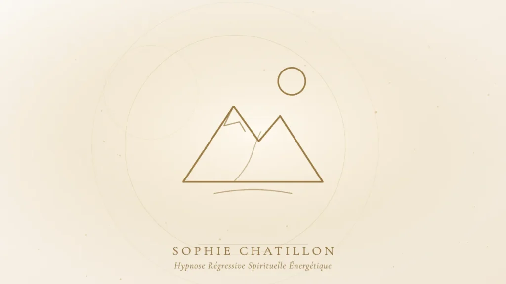 hypnose aidants familiaux epuisement illustration sophie chatillon Montagnes et soleil dorés, illustration de l’article « Aidants familiaux : comment l’hypnose aide à prévenir l’épuisement » – Sophie Chatillon
