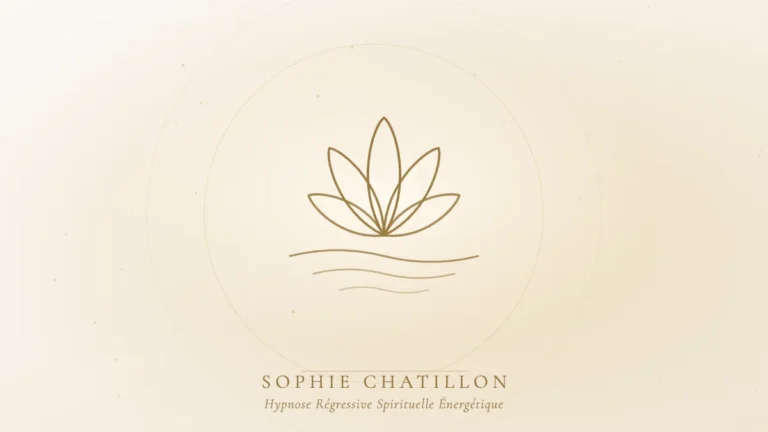 hypnose anxiete science illustration sophie chatillon Fleur de lotus dorée sur l'eau, illustration de l’article « Hypnose et anxiété : ce que j'accompagne » – Sophie Chatillon