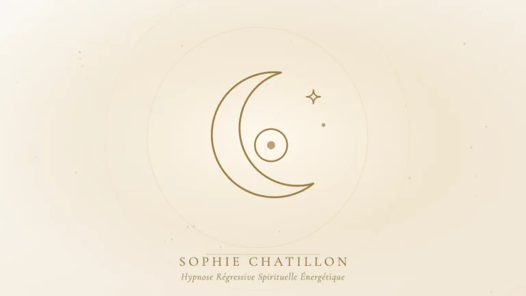 hypnose enfant adolescent mulhouse illustration sophie chatillon Croissant de lune doré protégeant une petite lumière, illustration de l’article « Hypnose pour l'enfant et l'adolescent : un accompagnement en douceur » – Sophie Chatillon