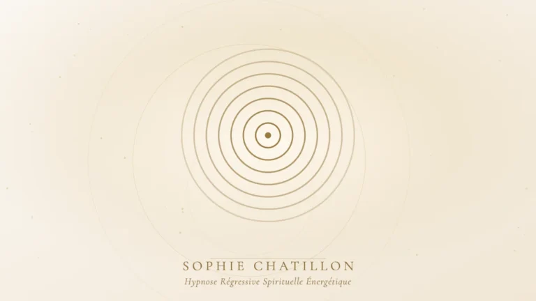 hypnose regressive dangereuse risques illustration sophie chatillon Ondes dorées concentriques, illustration de l’article « L'hypnose régressive est-elle dangereuse ? » – Sophie Chatillon