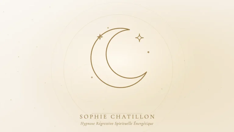 hypnose sommeil insomnie mulhouse illustration sophie chatillon Lune et étoiles dorées, illustration de l’article « Hypnose et sommeil : accompagner vos nuits difficiles » – Sophie Chatillon