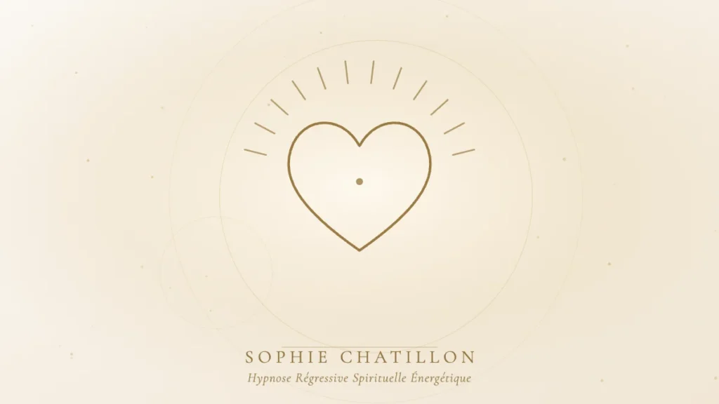 memoires emotionnelles impact vie illustration sophie chatillon Cœur doré rayonnant, illustration de l’article « Mémoires émotionnelles : comment le passé influence notre vie présente » – Sophie Chatillon