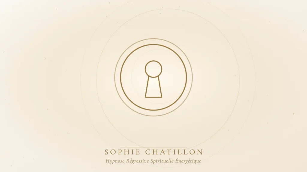 peurs inexpliquees hypnose regressive illustration sophie chatillon Serrure dorée, illustration de l’article « Pourquoi ai-je peur sans raison ? Ce que l'hypnose régressive révèle » – Sophie Chatillon