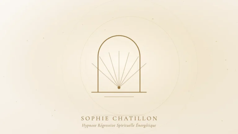 ressentis seance hypnose regressive spirituelle illustration sophie chatillon Arche dorée ouverte sur la lumière, illustration de l’article « Ce qu'on ressent pendant une séance d'hypnose régressive spirituelle » – Sophie Chatillon